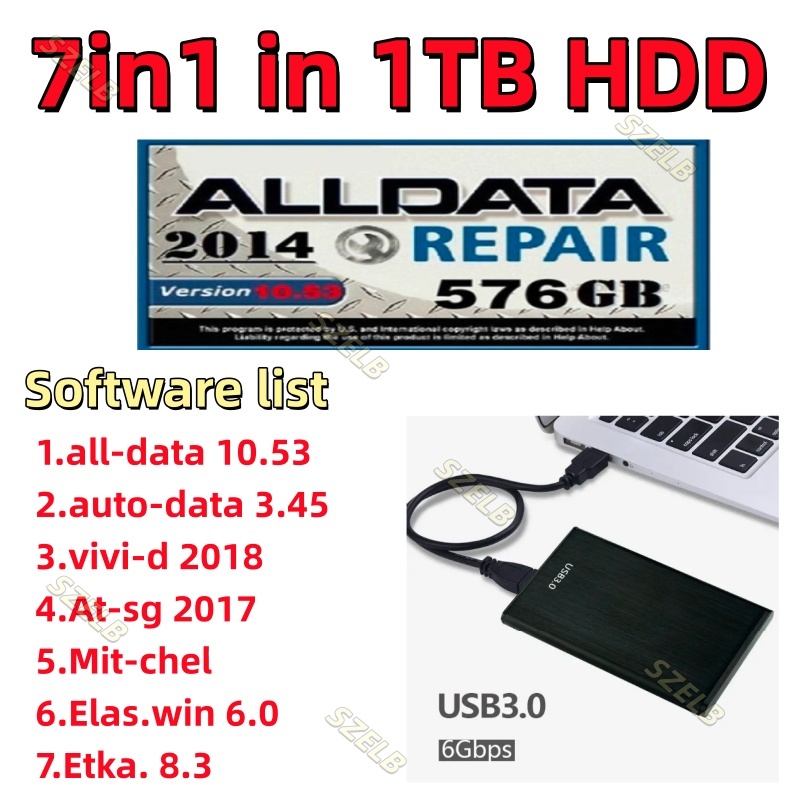 Auto Repair Shop Software - Logiciel hors ligne 7-en-1 le plus