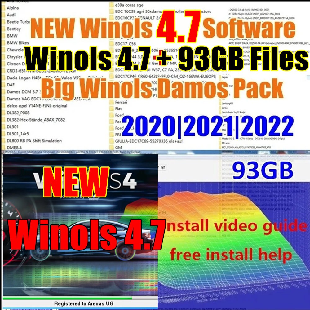 Auto Repair Shop Software - Logiciel Winols 4.7 le plus récent