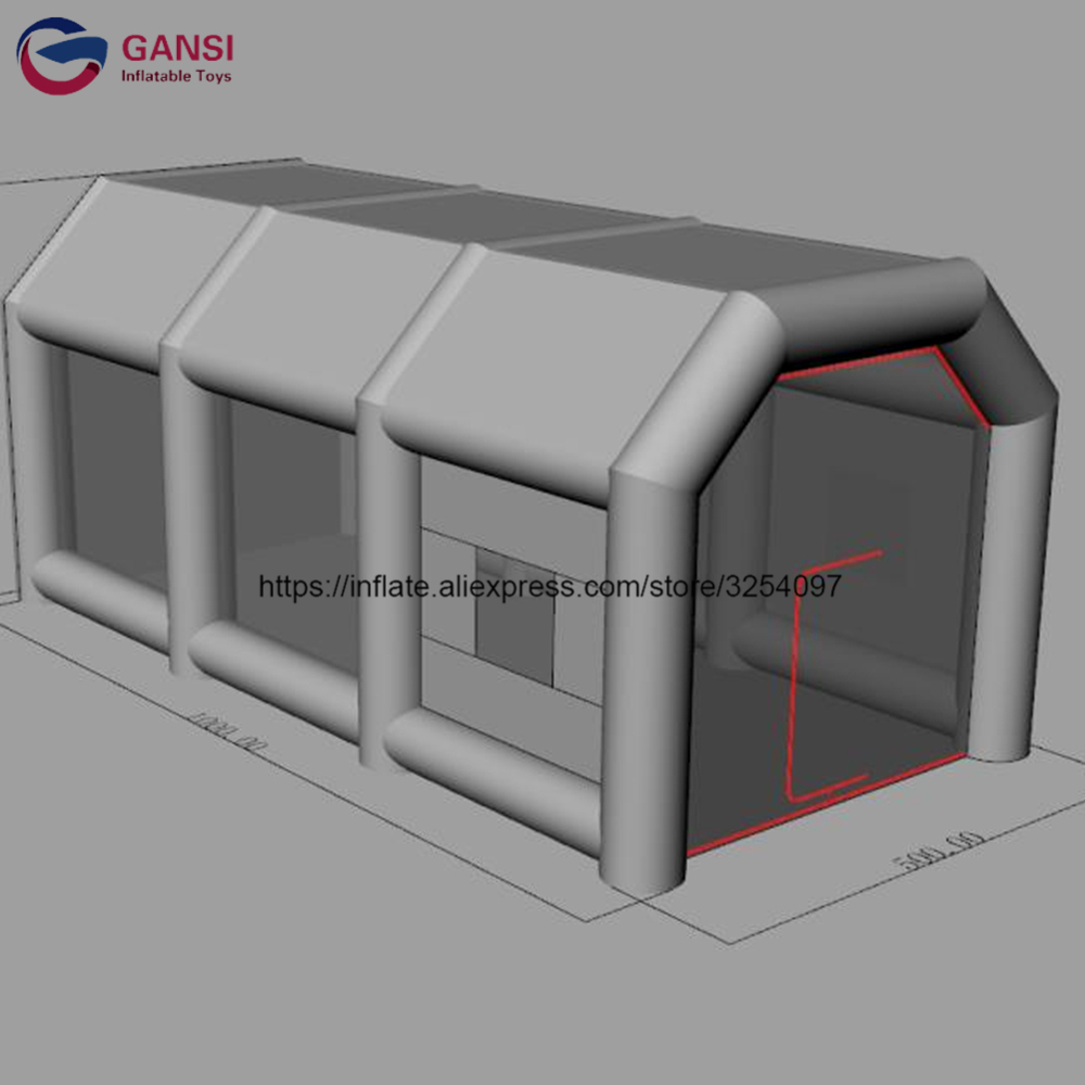Inflatable Paint Booth - Tente gonflable géante pour voiture, cabine