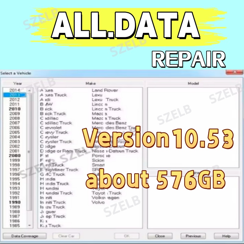 Auto Repair Shop Software - Mise à jour Alldata 10.53 vers