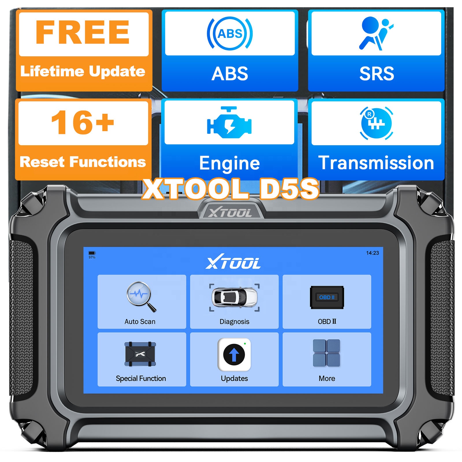 Lecteur de codes OBD2 D5S 12V  - Car Diagnostic Tool avis et prix