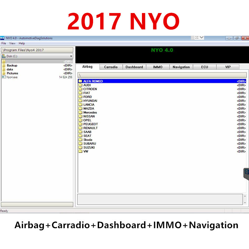 Base de données complète NYO 4 - Auto Repair Shop Software avis et prix