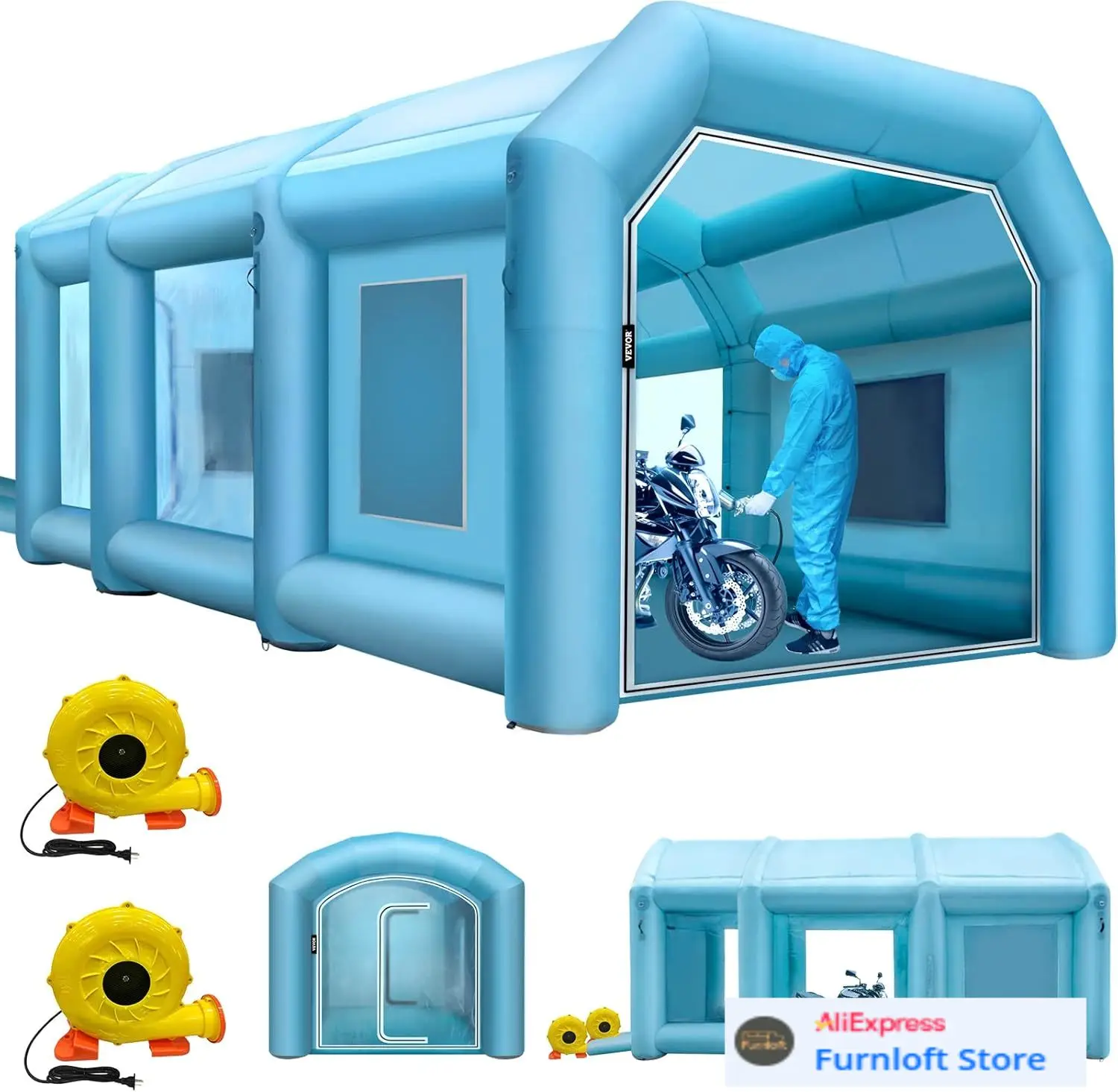Cabine de peinture gonflable,  - Inflatable Paint Booth avis et prix