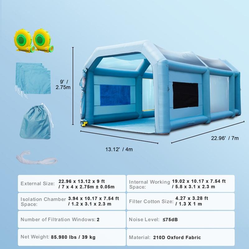Cabine de peinture gonflable,  - Inflatable Paint Booth avis et prix